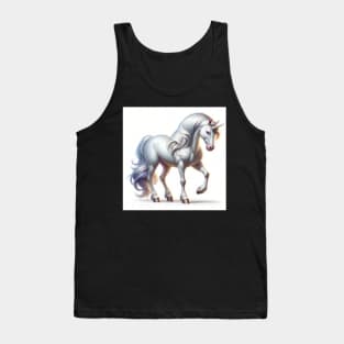 Unicorn Study - Fantasy AI Tank Top